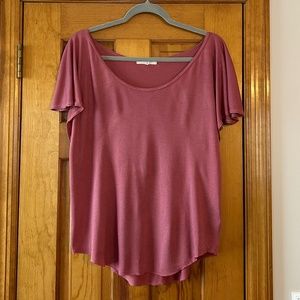 Urban Outfitters Wing Sleeve Flowy Top